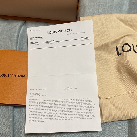 Louis Vuitton Palms springs mini - Picture 6 of 6